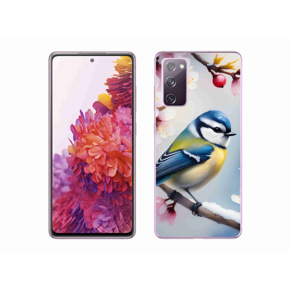 Gelový kryt mmCase na Samsung Galaxy S20 FE - sýkorka