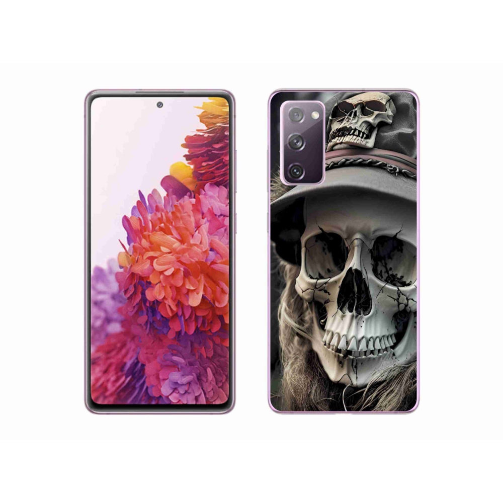 Gelový kryt mmCase na Samsung Galaxy S20 FE - temná lebka