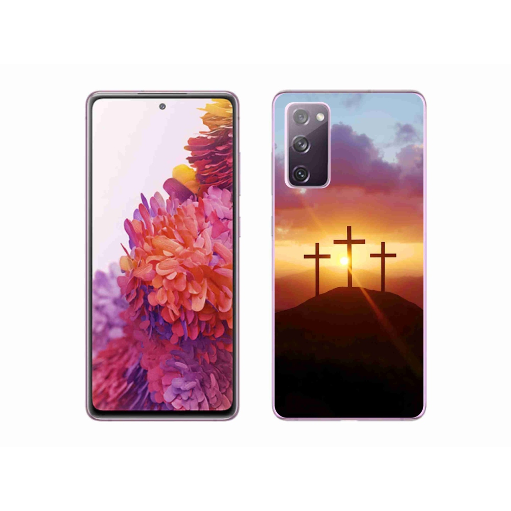 Gelový kryt mmCase na Samsung Galaxy S20 FE - tři kříže