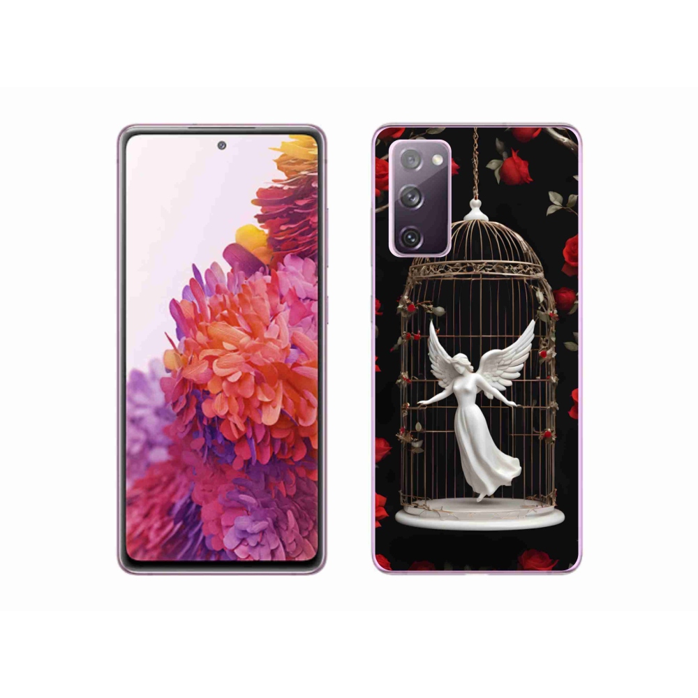 Gelový kryt mmCase na Samsung Galaxy S20 FE - uvězněný anděl