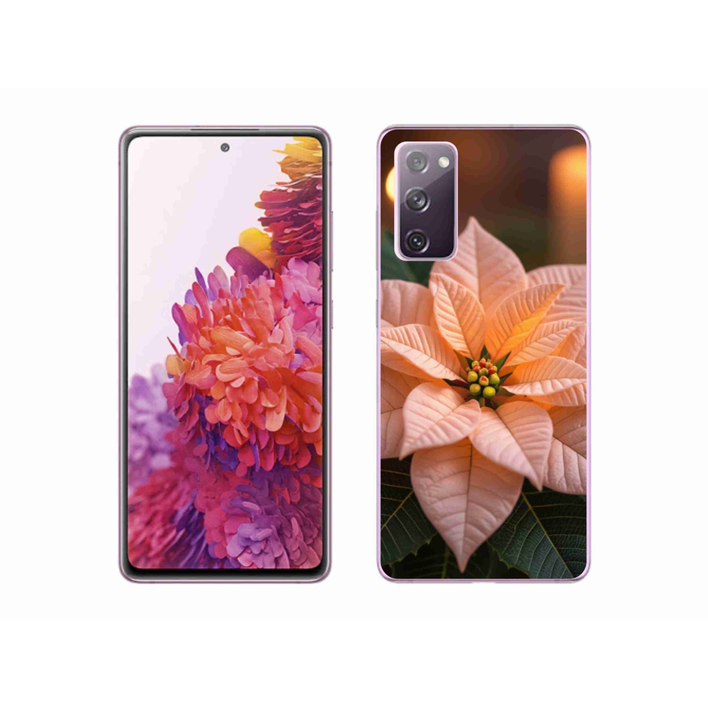 Gelový kryt mmCase na Samsung Galaxy S20 FE - vánoční hvězda