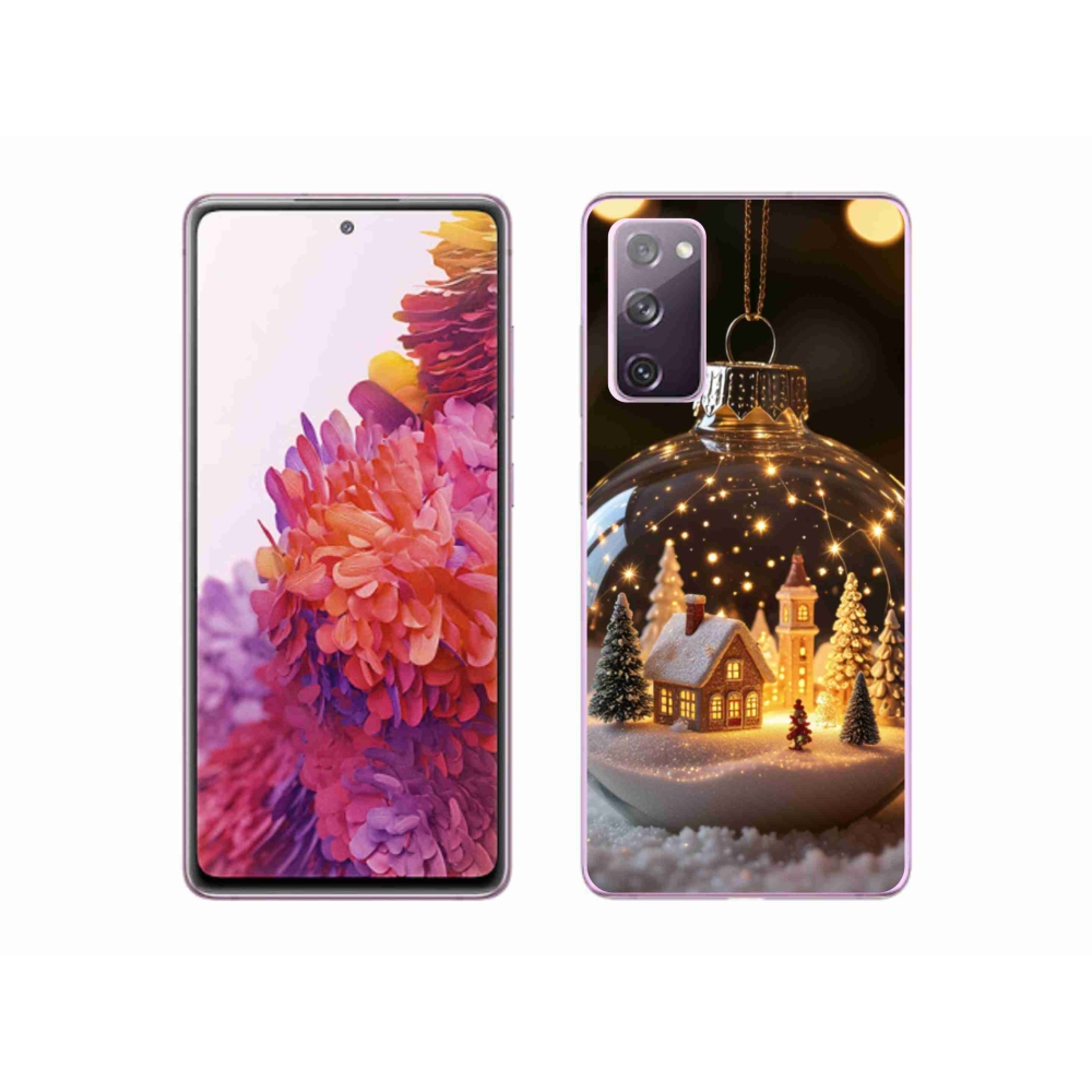 Gelový kryt mmCase na Samsung Galaxy S20 FE - vánoční koule 3
