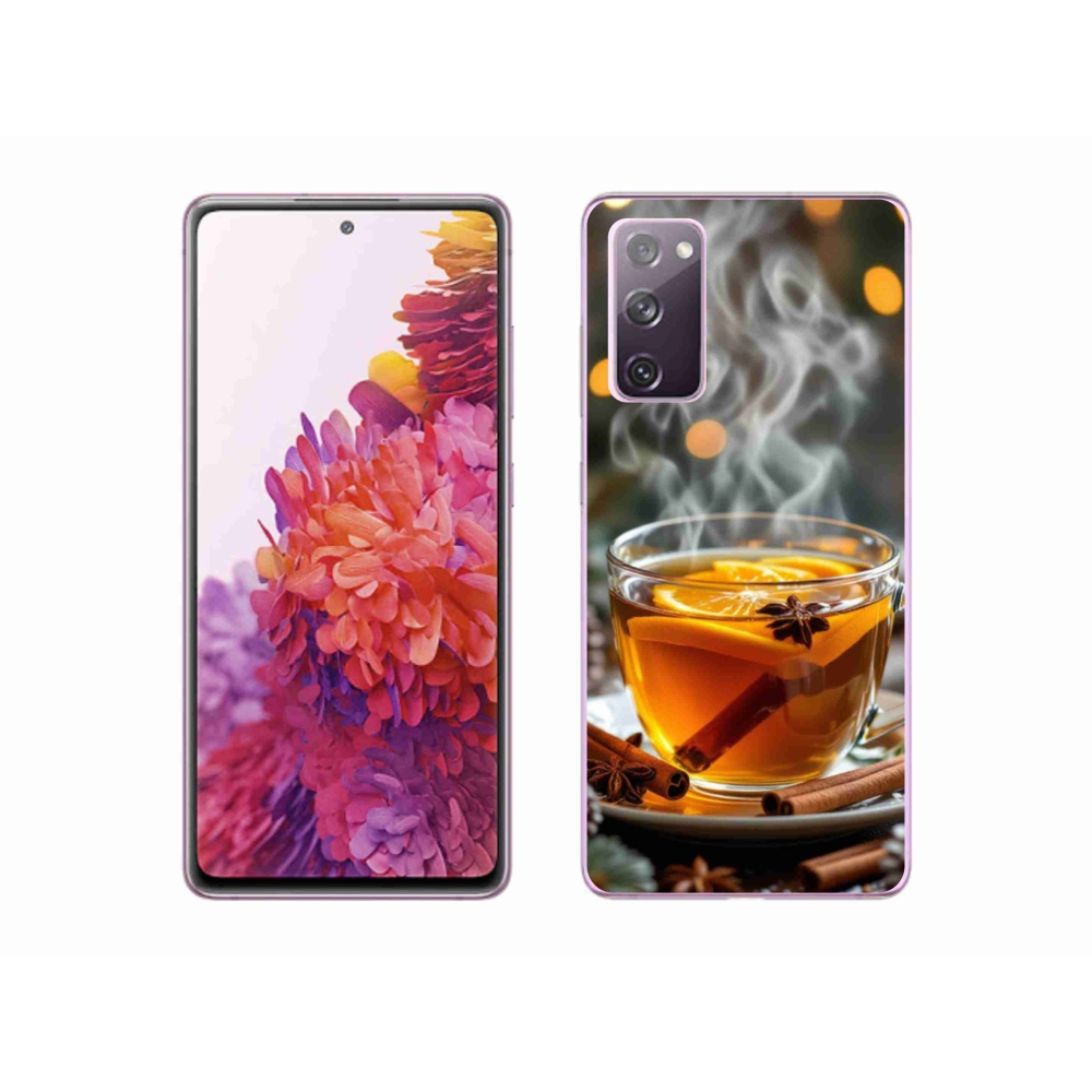 Gelový kryt mmCase na Samsung Galaxy S20 FE - vánoční punč