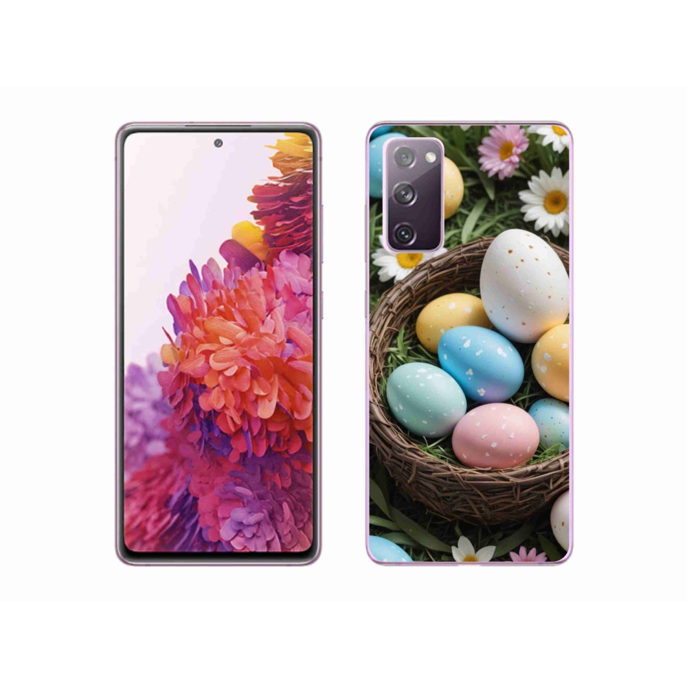Gelový kryt mmCase na Samsung Galaxy S20 FE - velikonoční vajíčka 2