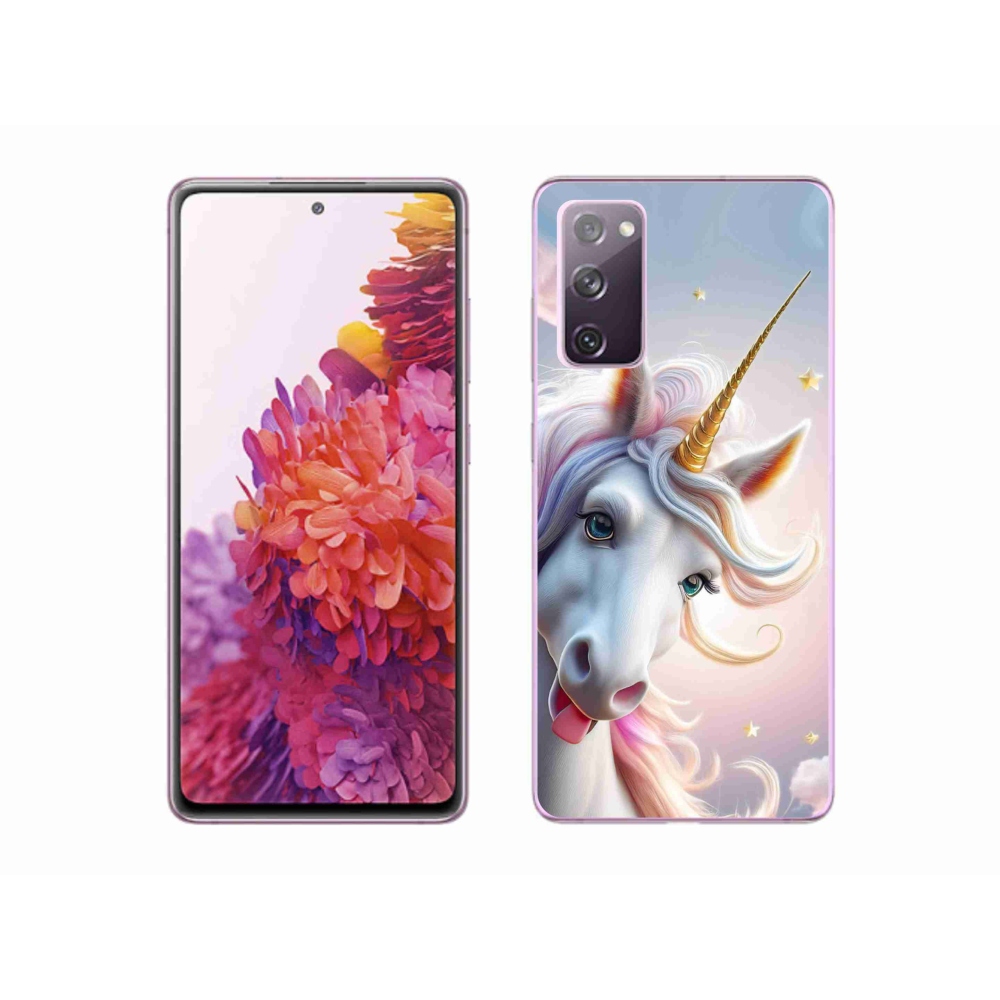 Gelový kryt mmCase na Samsung Galaxy S20 FE - veselý jednorožec