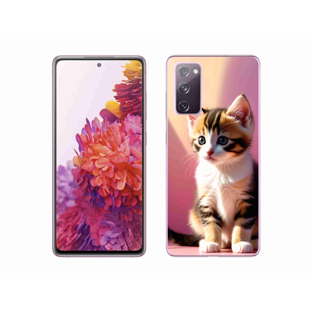 Gelový kryt mmCase na Samsung Galaxy S20 FE - zvědavé kotě 2