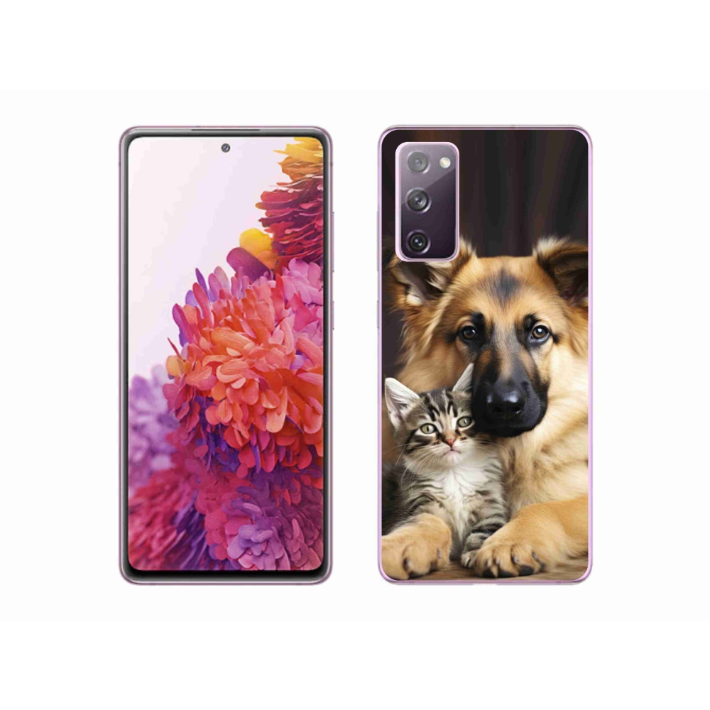 Gelový kryt mmCase na Samsung Galaxy S20 FE - zvířecí přátelství
