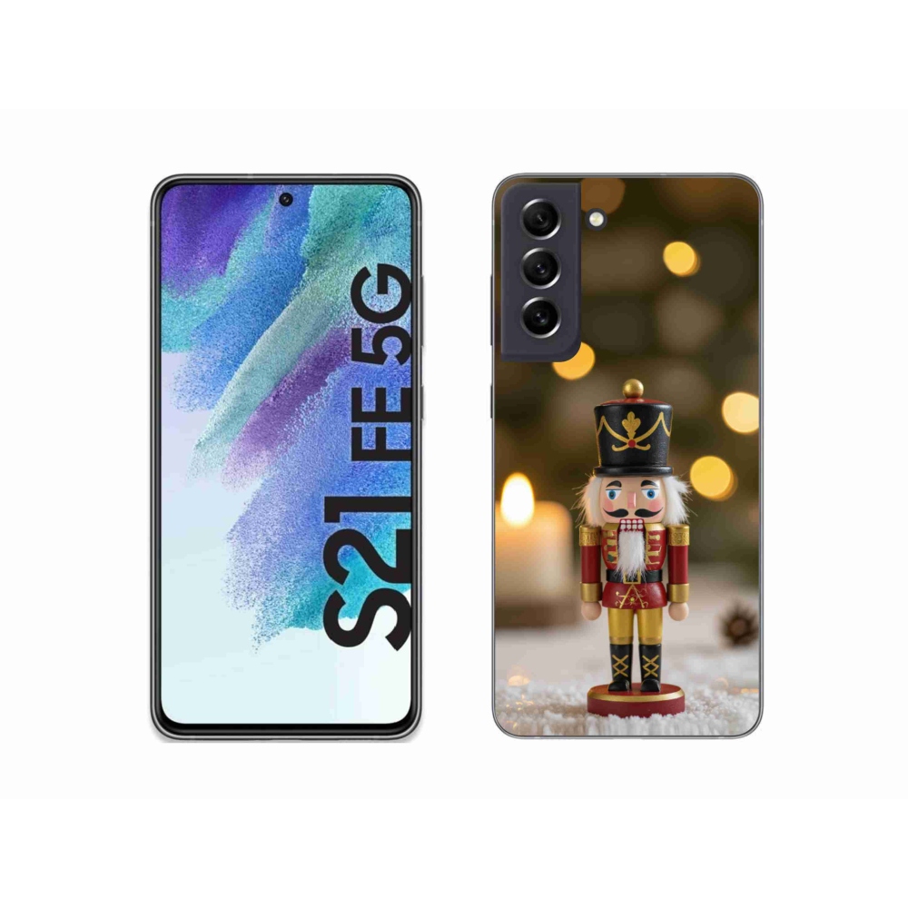 Gelový kryt mmCase na Samsung Galaxy S21 FE 5G - louskáček