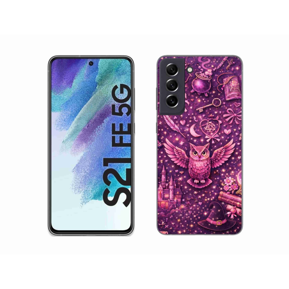 Gelový kryt mmCase na Samsung Galaxy S21 FE 5G - magický svět