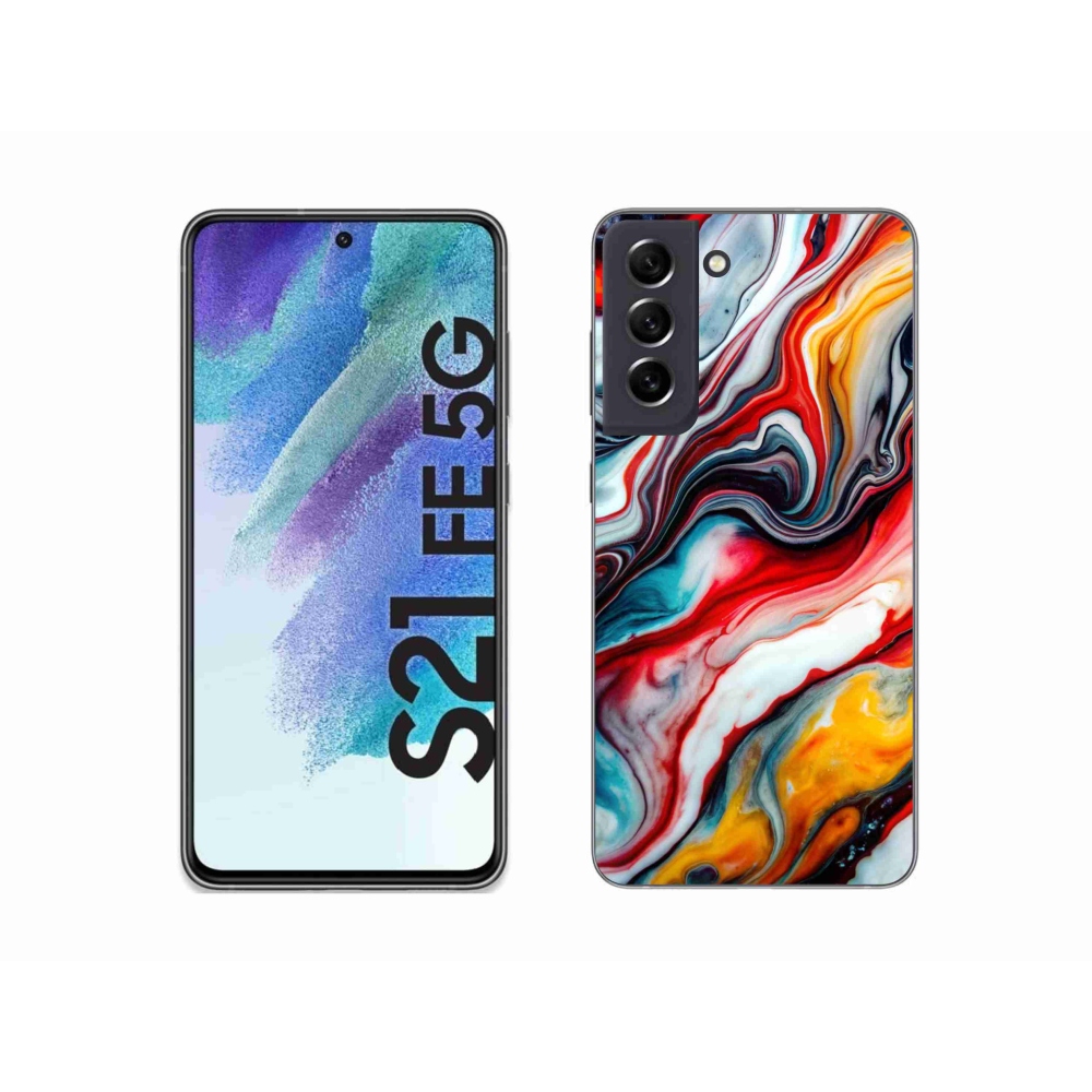 Gelový kryt mmCase na Samsung Galaxy S21 FE - abstraktní motiv 35