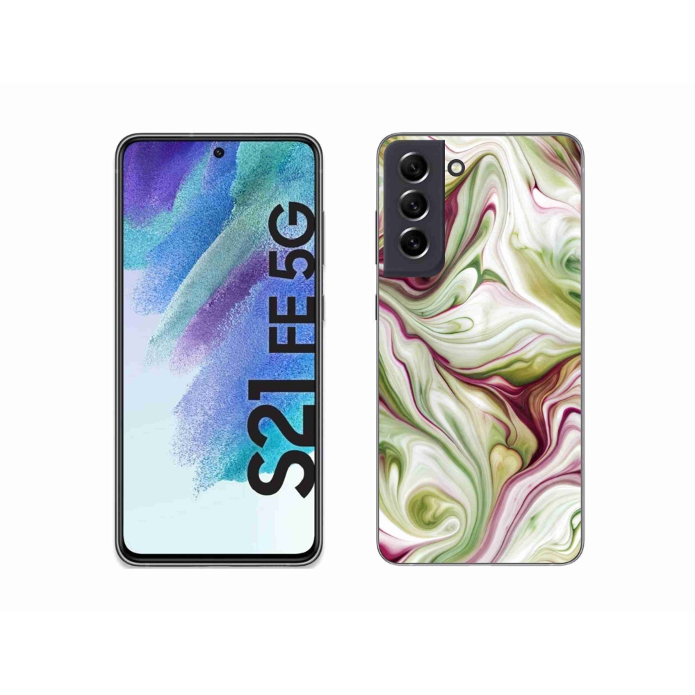 Gelový kryt mmCase na Samsung Galaxy S21 FE - abstraktní motiv 36