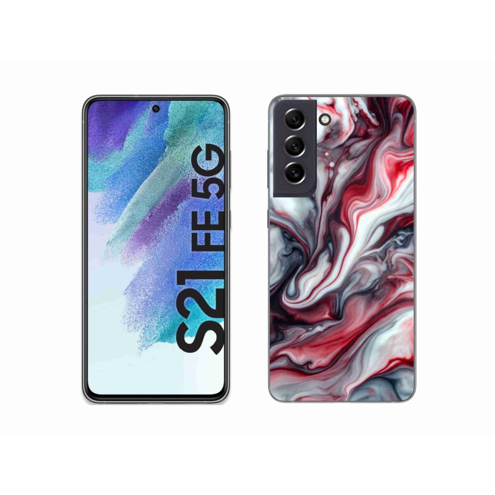 Gelový kryt mmCase na Samsung Galaxy S21 FE - abstraktní motiv 37