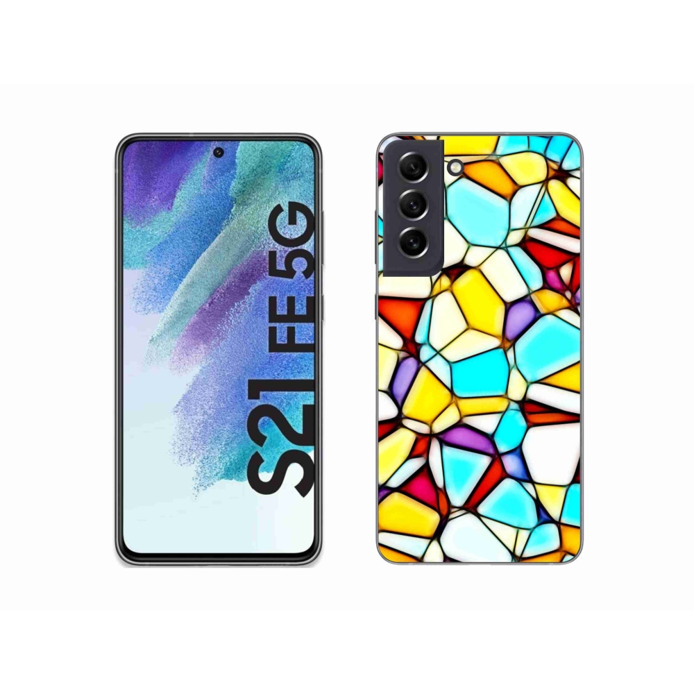 Gelový kryt mmCase na Samsung Galaxy S21 FE - abstraktní motiv 40
