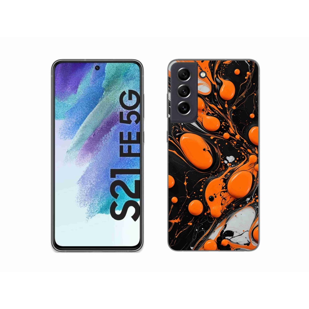 Gelový kryt mmCase na Samsung Galaxy S21 FE - abstraktní motiv 41