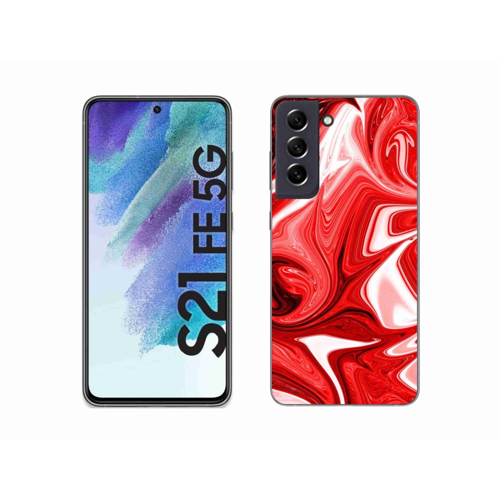 Gelový kryt mmCase na Samsung Galaxy S21 FE - abstraktní motiv 43