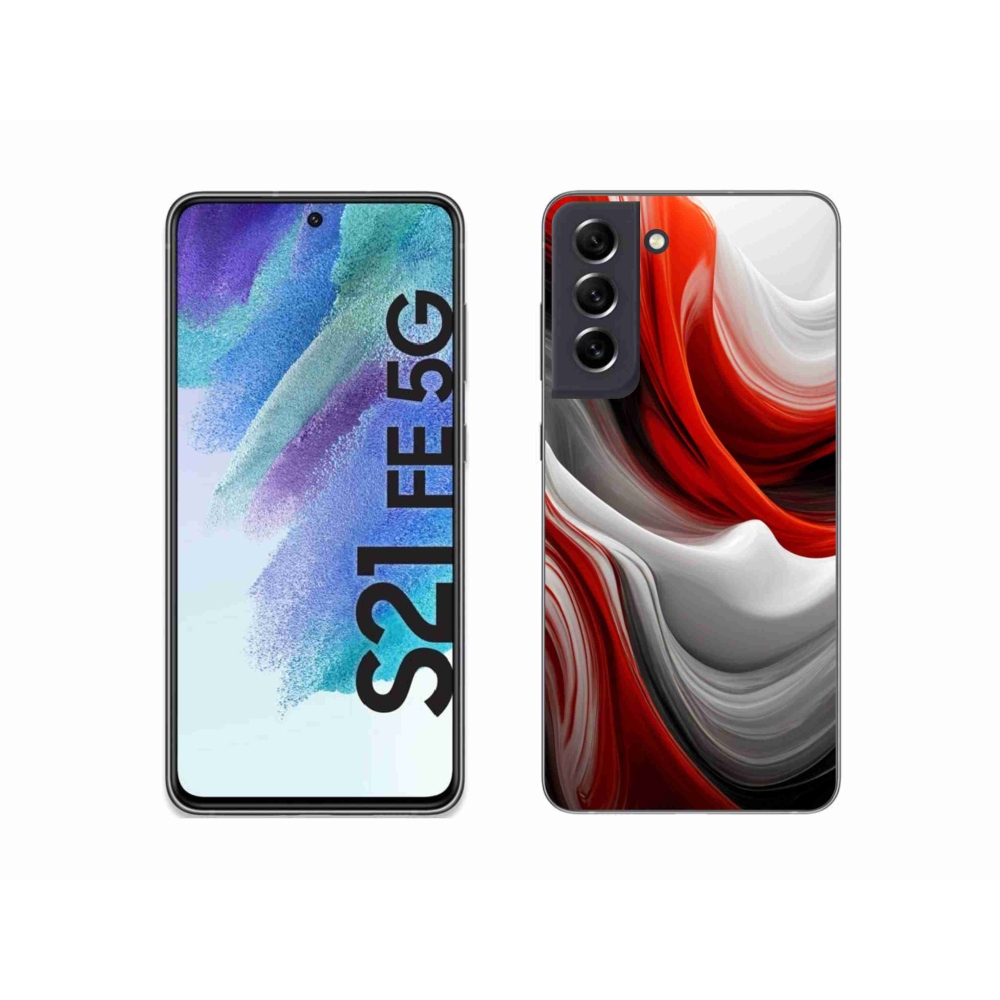 Gelový kryt mmCase na Samsung Galaxy S21 FE - abstraktní motiv 47