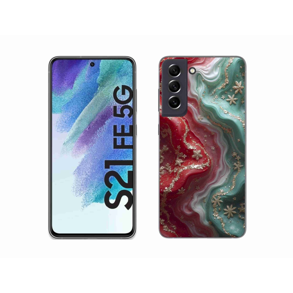 Gelový kryt mmCase na Samsung Galaxy S21 FE - abstraktní motiv 54