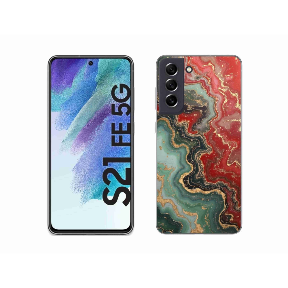 Gelový kryt mmCase na Samsung Galaxy S21 FE - abstraktní motiv 55