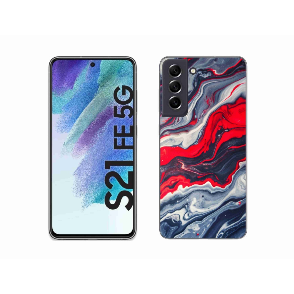 Gelový kryt mmCase na Samsung Galaxy S21 FE - abstraktní motiv 59