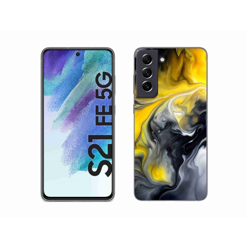 Gelový kryt mmCase na Samsung Galaxy S21 FE - abstraktní motiv 60