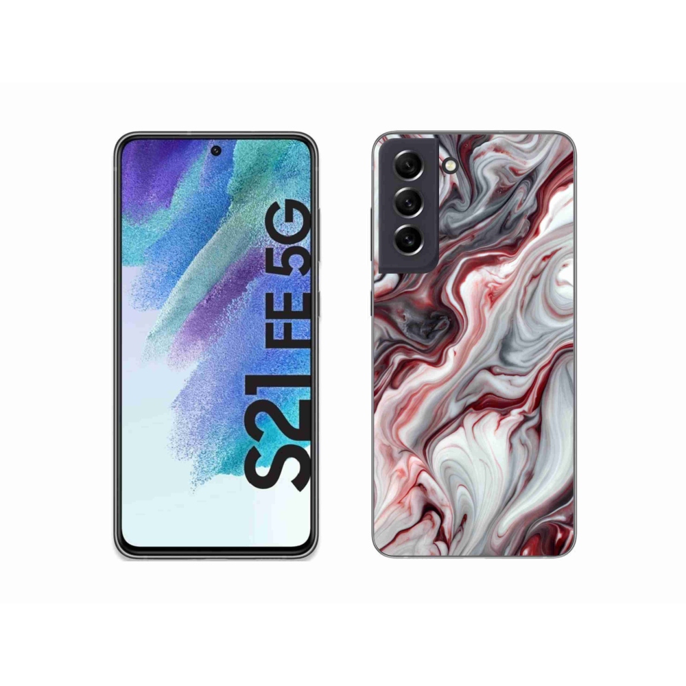 Gelový kryt mmCase na Samsung Galaxy S21 FE - abstraktní motiv 64