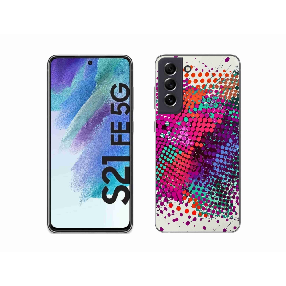 Gelový kryt mmCase na Samsung Galaxy S21 FE - abstraktní motiv 65