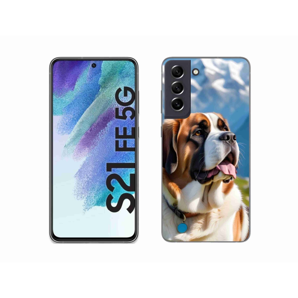 Gelový kryt mmCase na Samsung Galaxy S21 FE - bernardýn