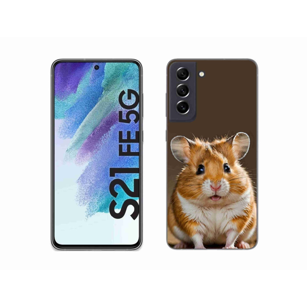 Gelový kryt mmCase na Samsung Galaxy S21 FE - křeček