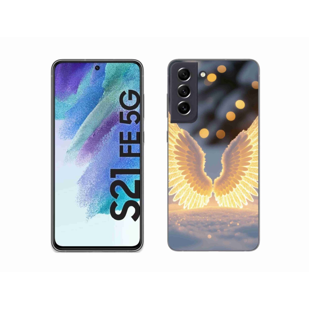 Gelový kryt mmCase na Samsung Galaxy S21 FE - křídla
