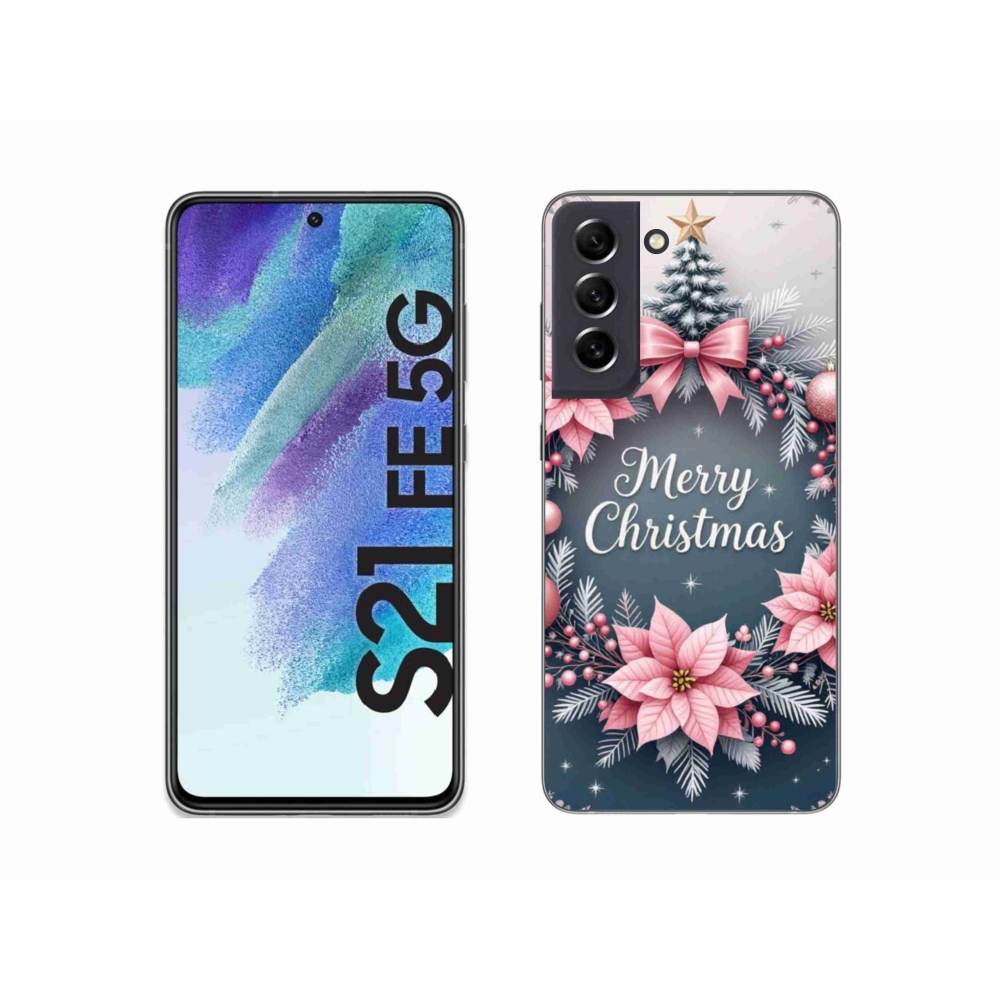 Gelový kryt mmCase na Samsung Galaxy S21 FE - merry christmas