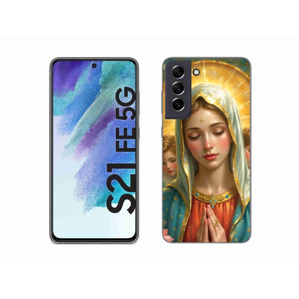 Gelový kryt mmCase na Samsung Galaxy S21 FE - náboženský motiv 3