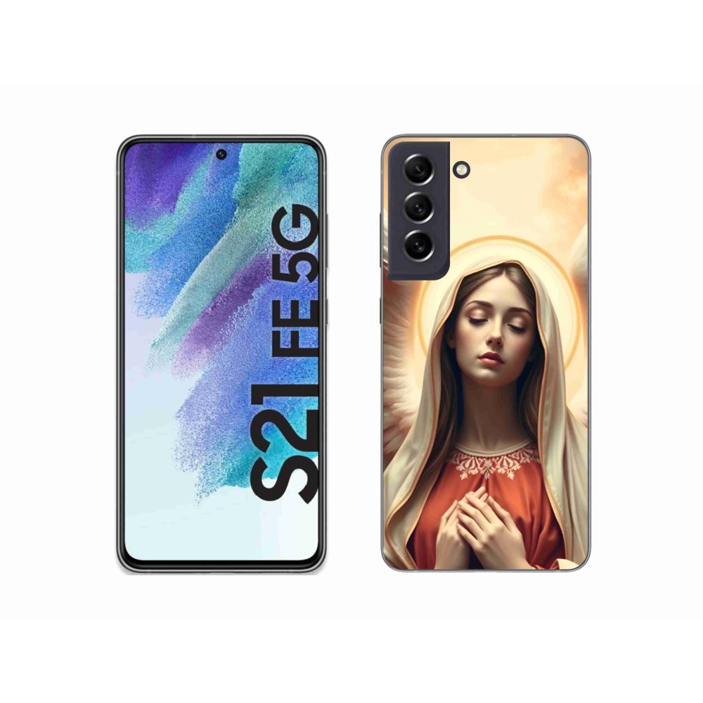 Gelový kryt mmCase na Samsung Galaxy S21 FE - náboženský motiv