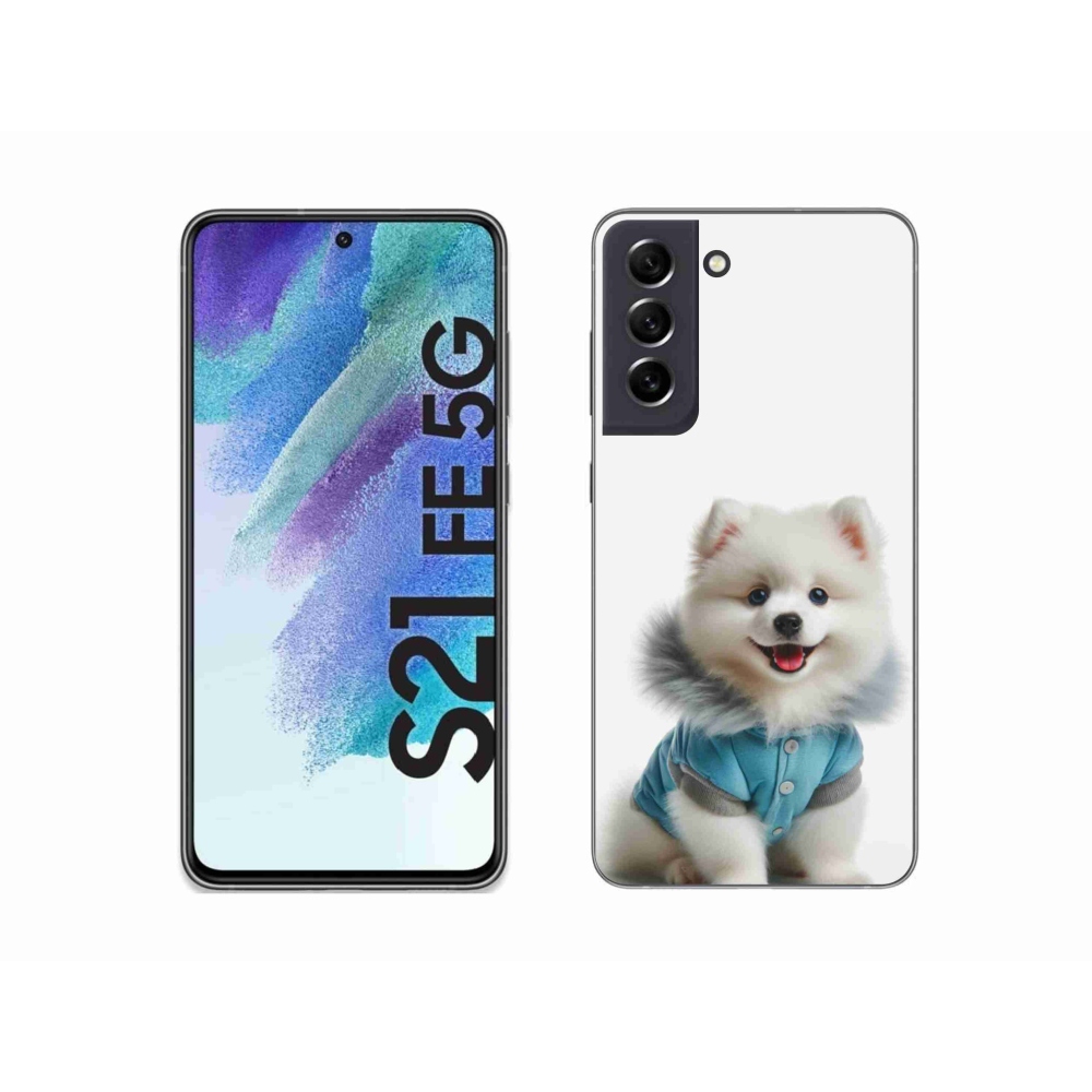 Gelový kryt mmCase na Samsung Galaxy S21 FE - pomeranian