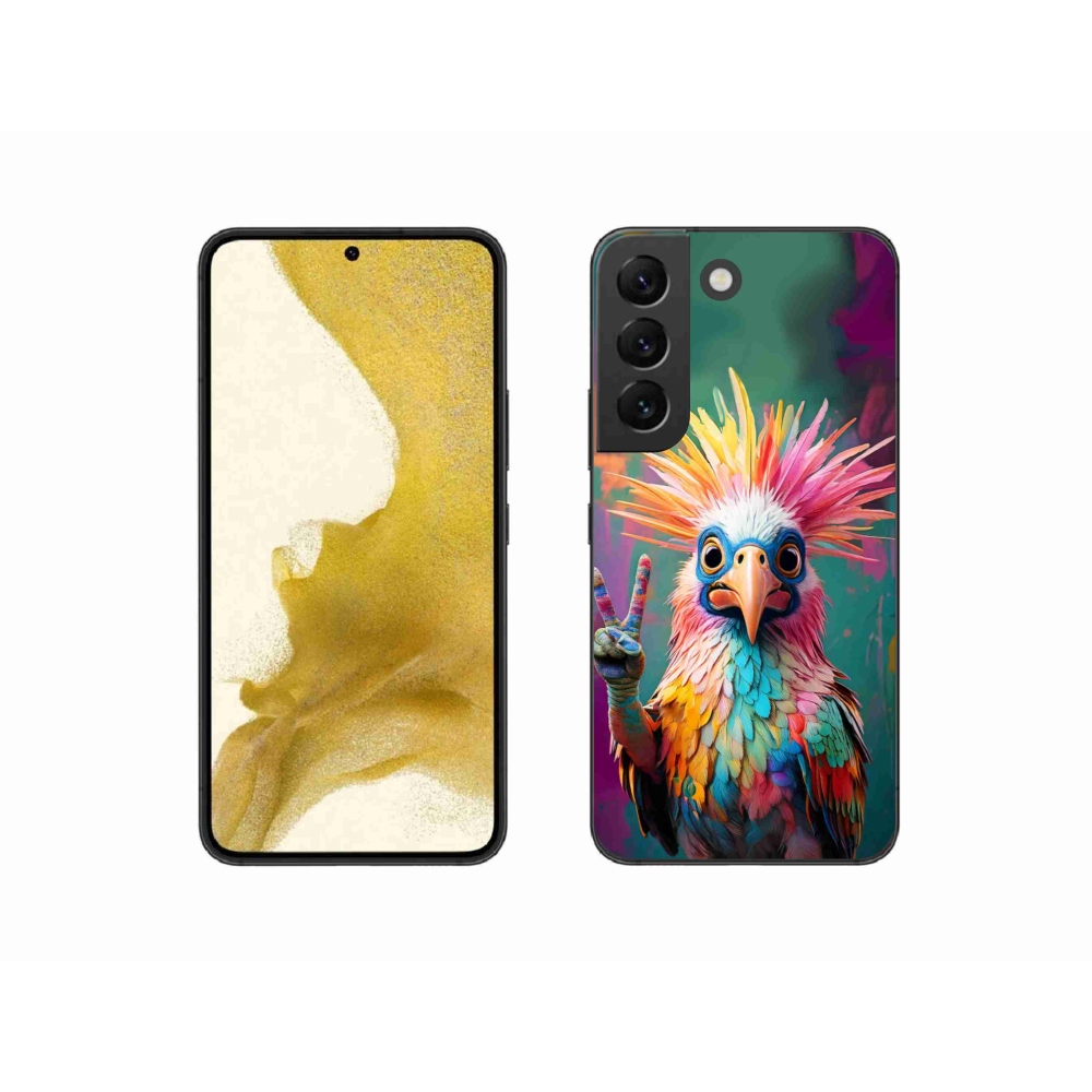 Gelový kryt mmCase na Samsung Galaxy S22 5G - barevný rebel