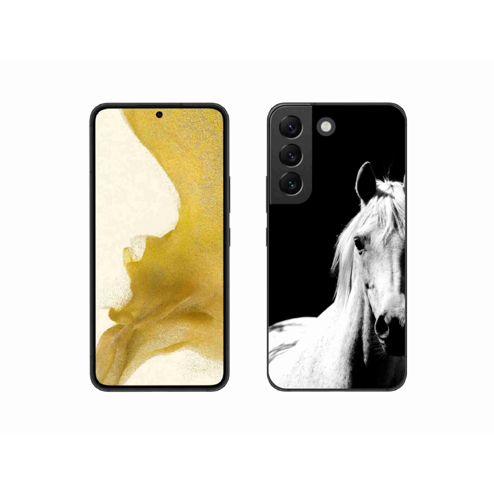Gelový kryt mmCase na Samsung Galaxy S22 5G - bílý kůň 5