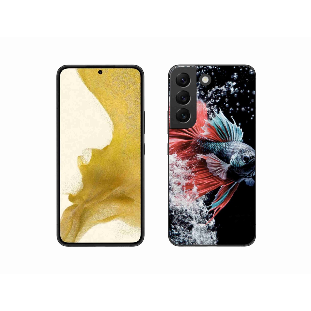 Gelový kryt mmCase na Samsung Galaxy S22 5G - bojovnice pestrá