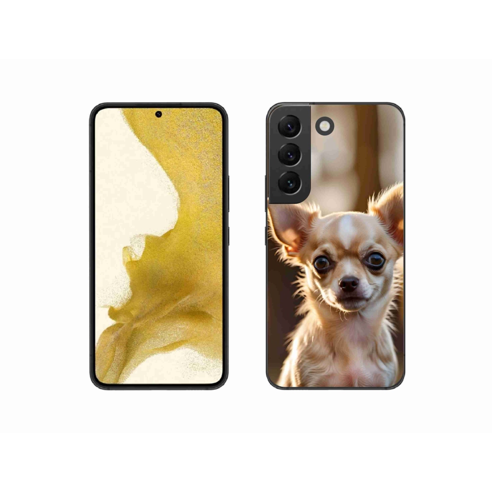 Gelový kryt mmCase na Samsung Galaxy S22 5G - čivava 6