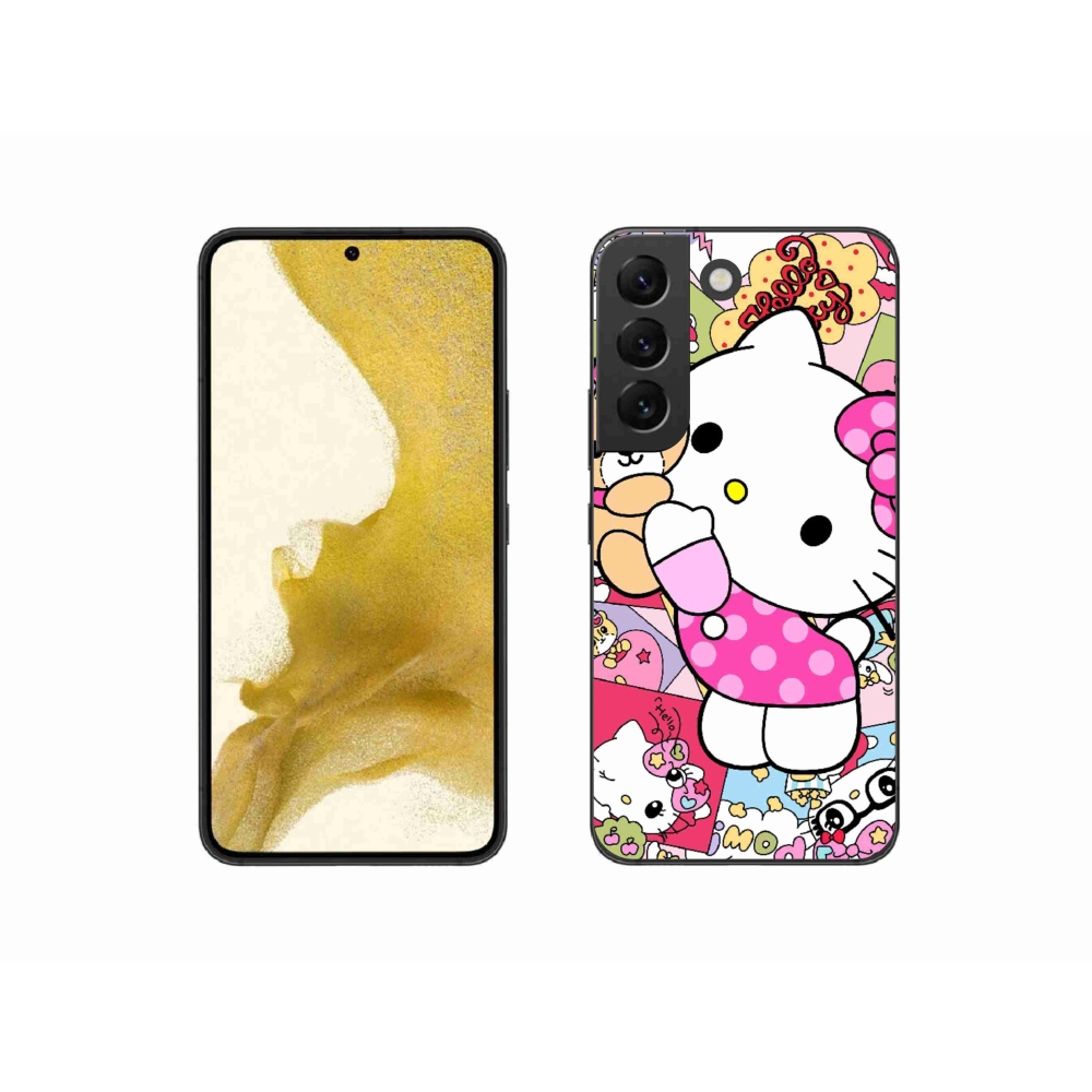 Gelový kryt mmCase na Samsung Galaxy S22 5G - cute kitty