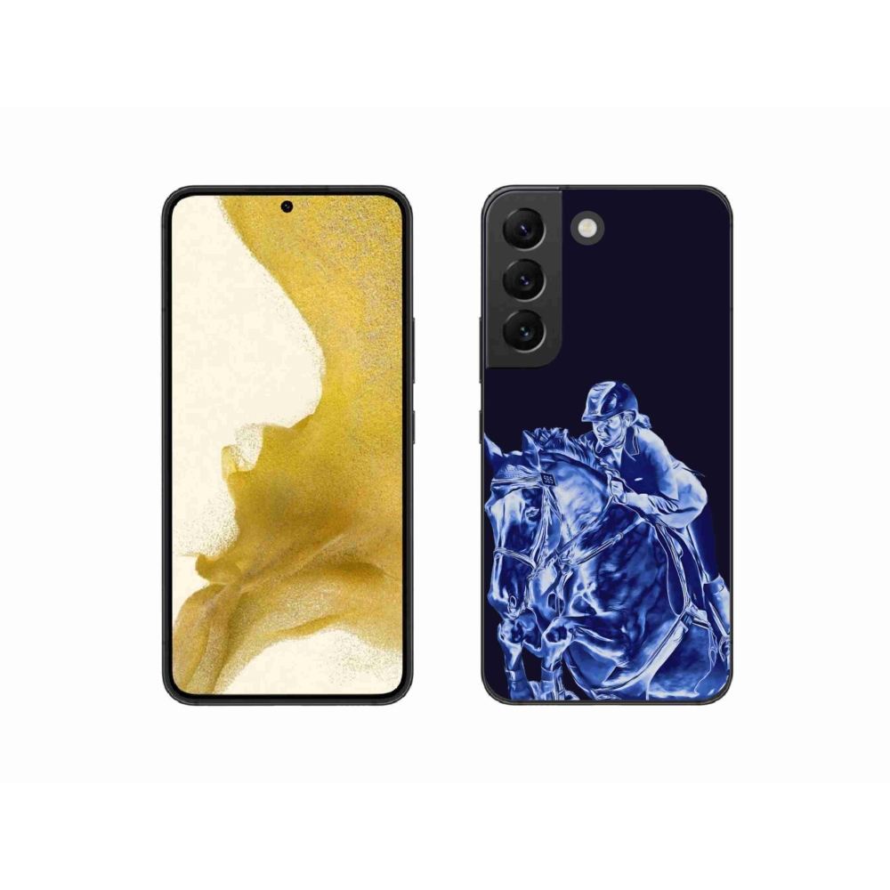Gelový kryt mmCase na Samsung Galaxy S22 5G - dostihový kůň