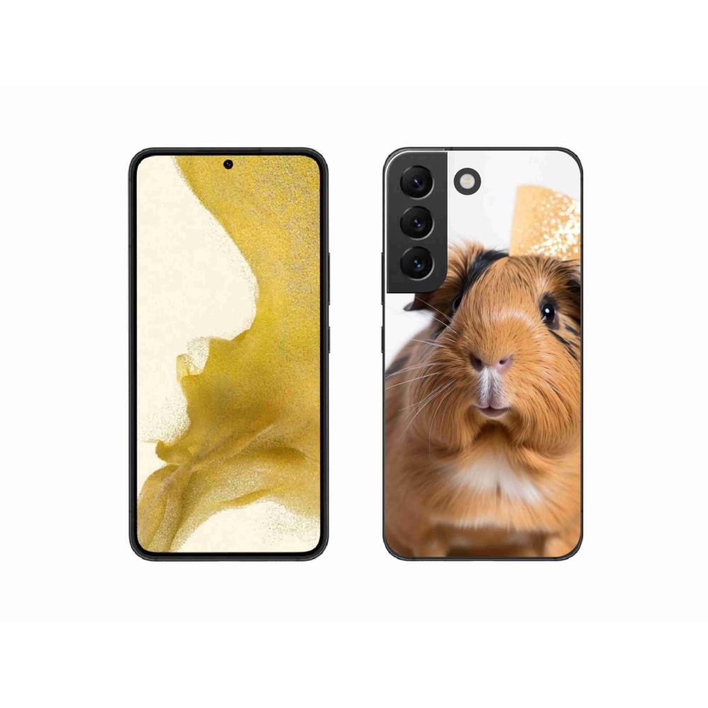 Gelový kryt mmCase na Samsung Galaxy S22 5G - hnědé morče