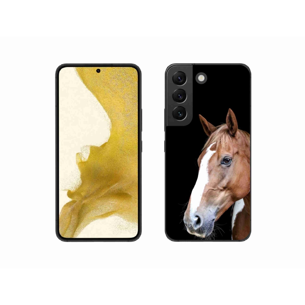 Gelový kryt mmCase na Samsung Galaxy S22 5G - hnědý kůň 3