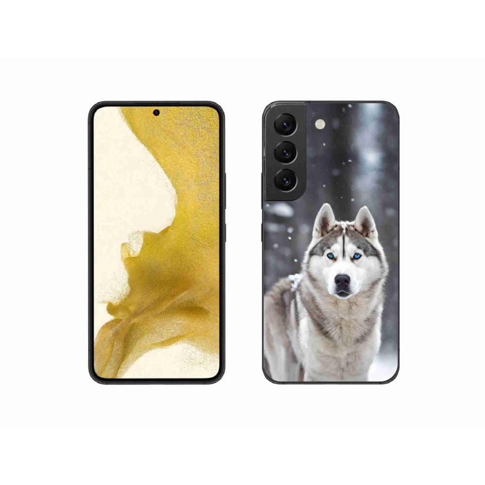 Gelový kryt mmCase na Samsung Galaxy S22 5G - husky 2