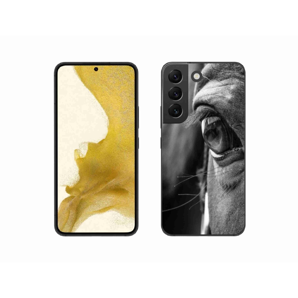Gelový kryt mmCase na Samsung Galaxy S22 5G - koňský pohled