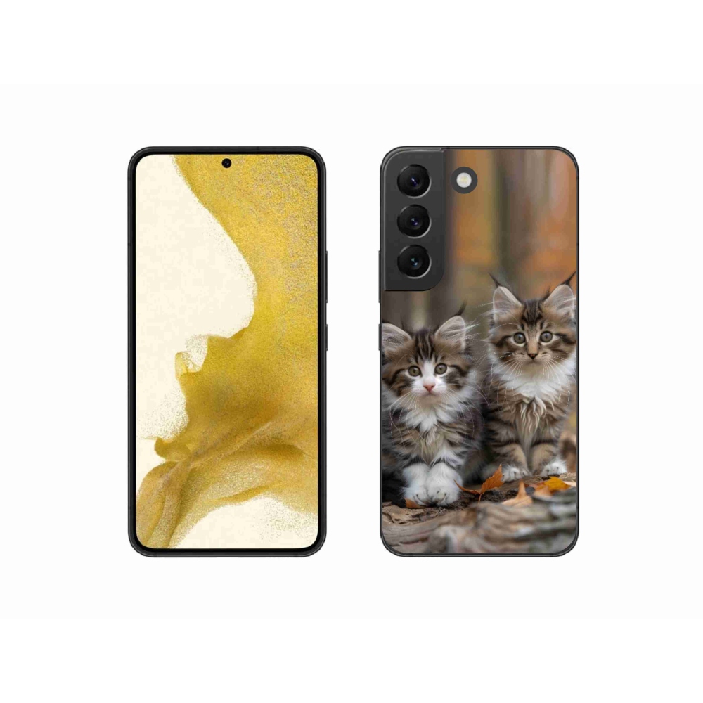 Gelový kryt mmCase na Samsung Galaxy S22 5G - kočičí duo 3