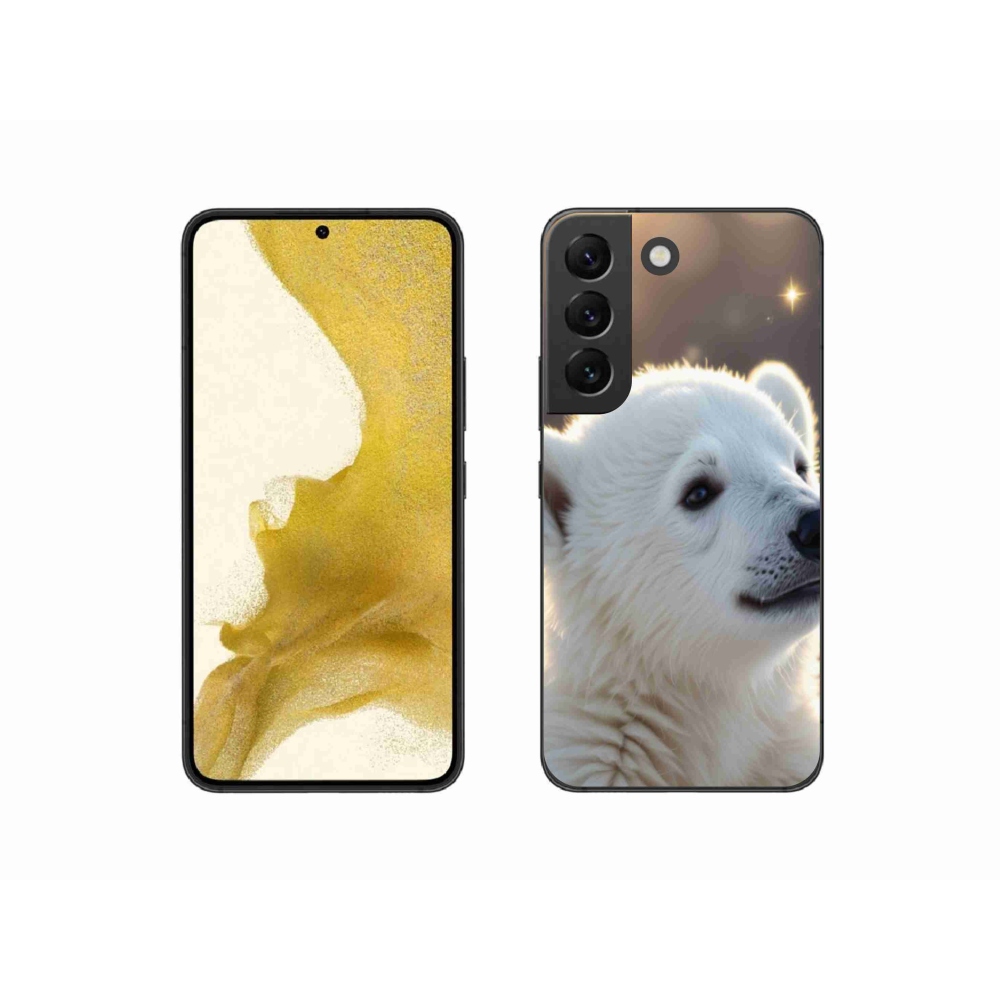 Gelový kryt mmCase na Samsung Galaxy S22 5G - lední medvěd