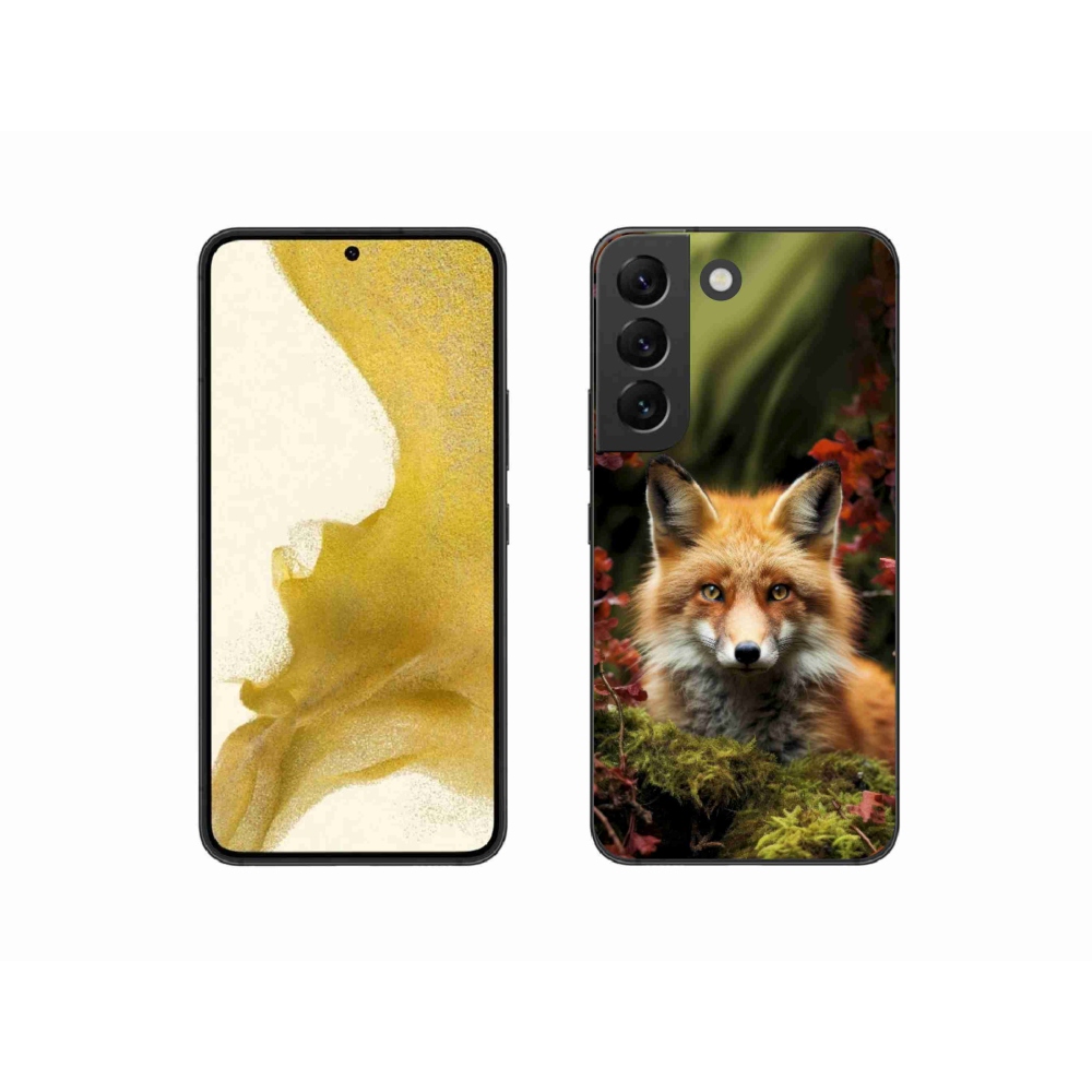 Gelový kryt mmCase na Samsung Galaxy S22 5G - liška v lese