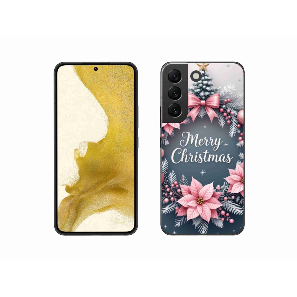 Gelový kryt mmCase na Samsung Galaxy S22 5G - merry christmas
