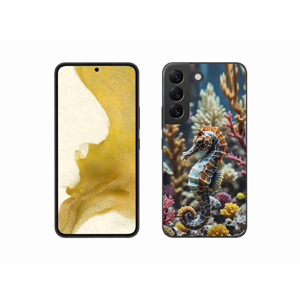 Gelový kryt mmCase na Samsung Galaxy S22 5G - mořský koník 2