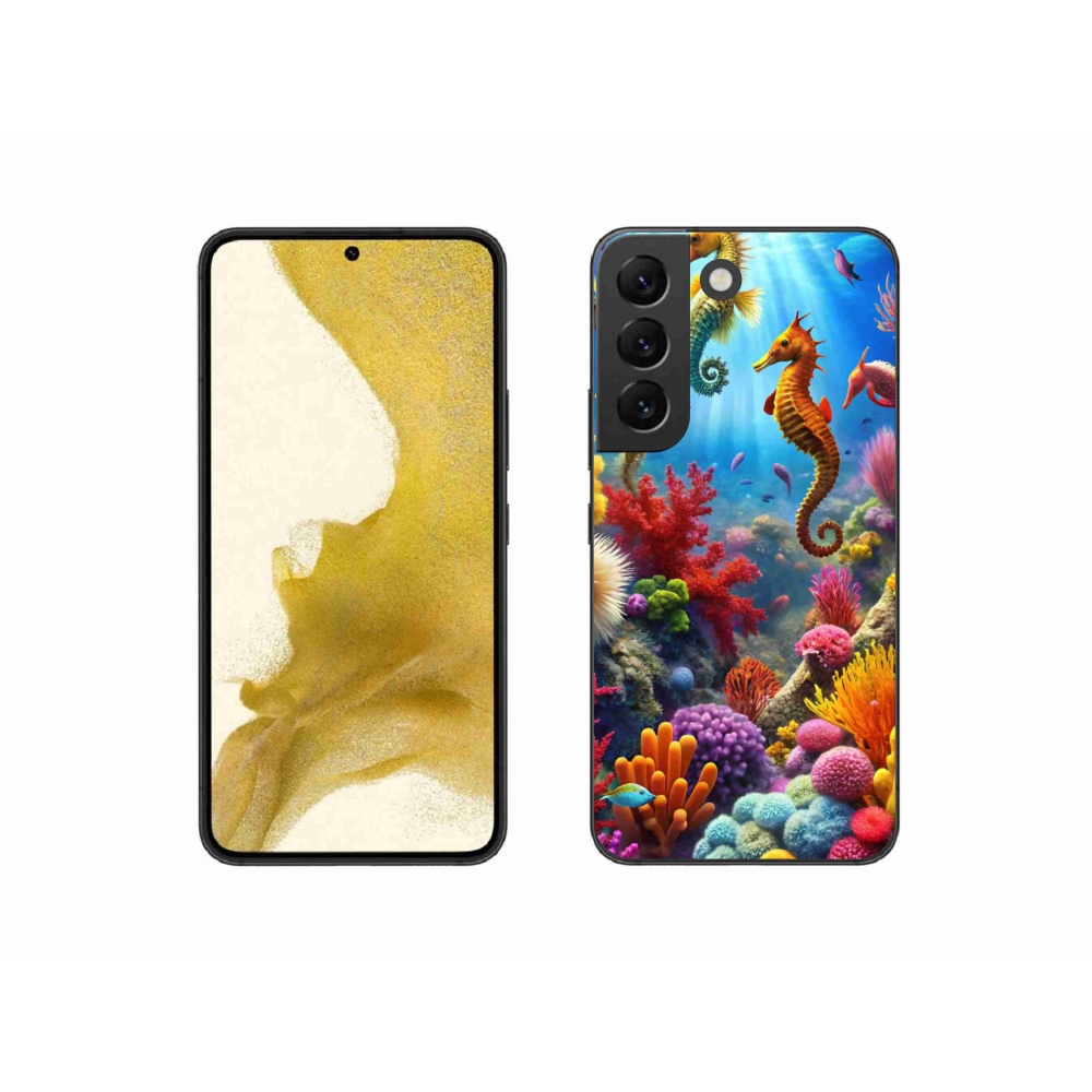 Gelový kryt mmCase na Samsung Galaxy S22 5G - mořský svět 3