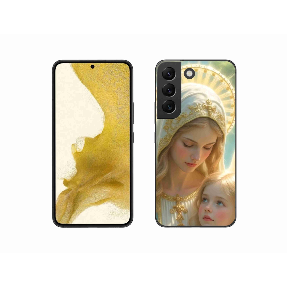 Gelový kryt mmCase na Samsung Galaxy S22 5G - náboženský motiv 2